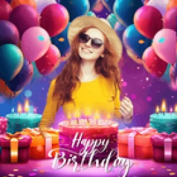 Happy Birthday Photo Frame icon