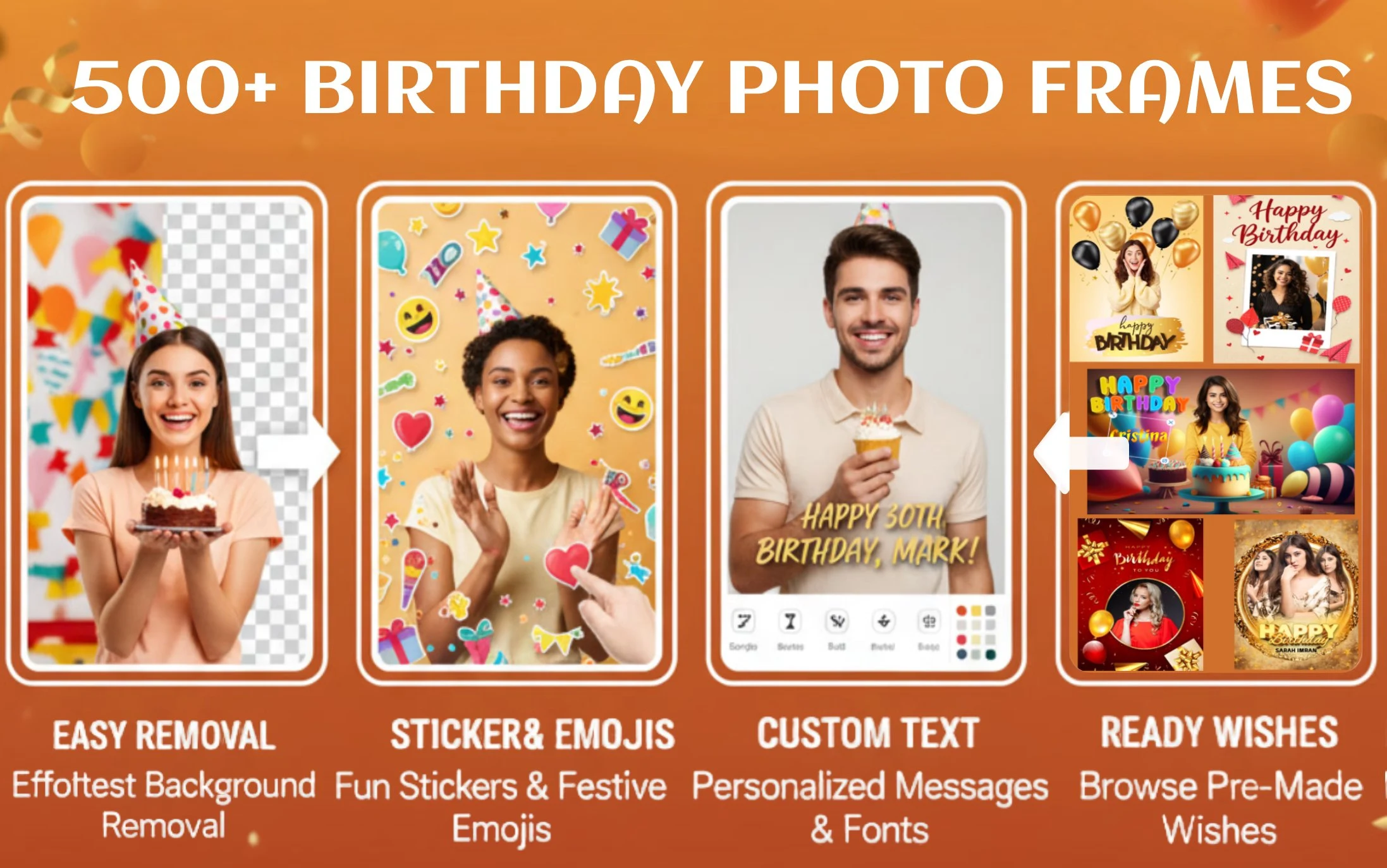 Happy Birthday Photo Frame screenshot
