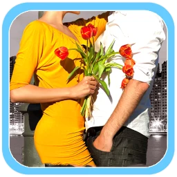 Lovely Hug Photo Frames simgesi